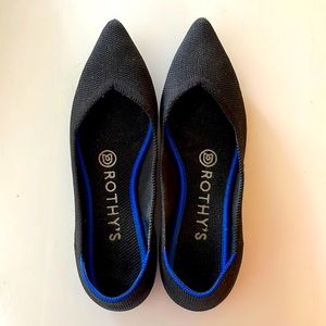 Black Rothy’s The Point flat, Sz 6